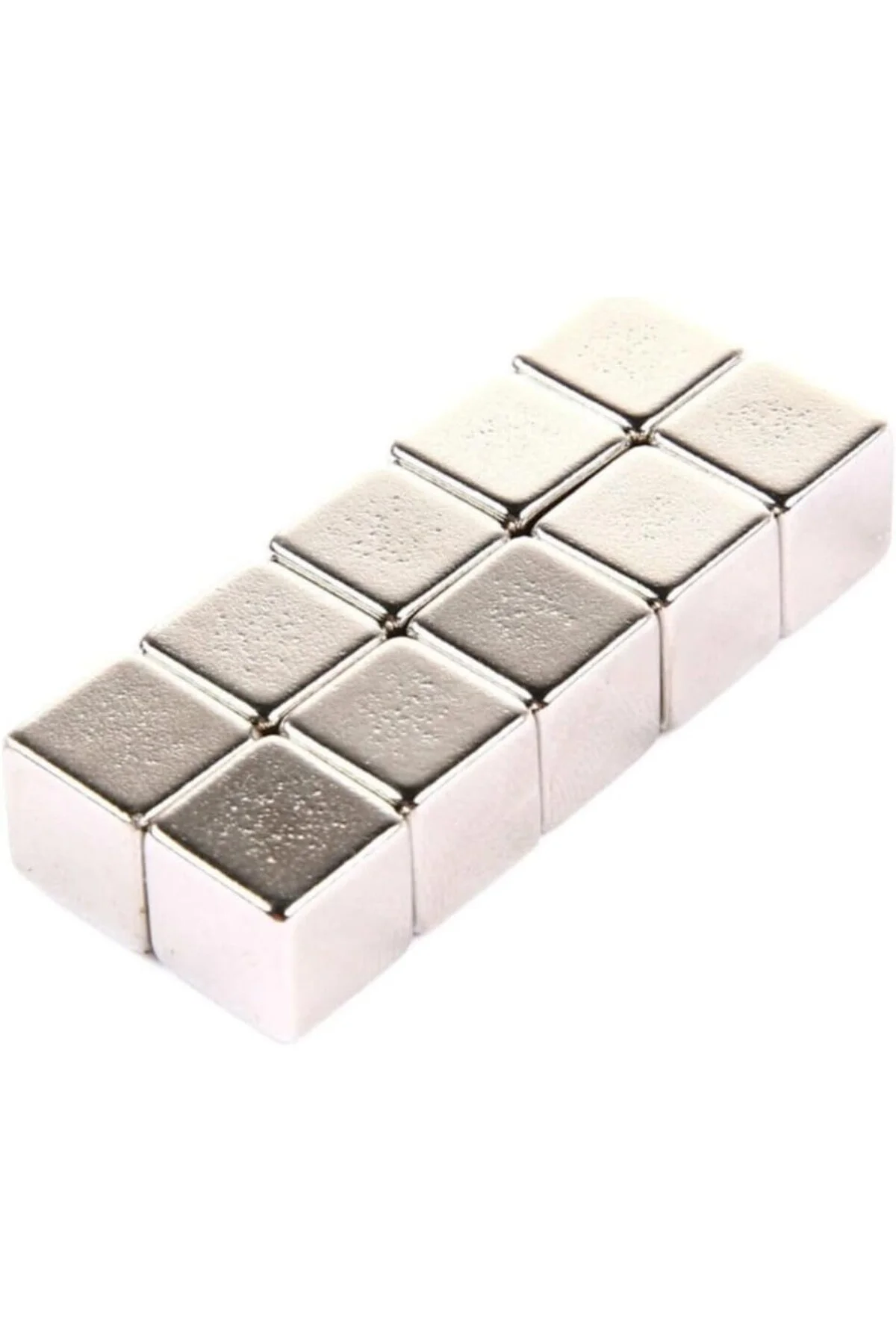 Dünya Magnet 5 Adet 10Mm X 10Mm X 10Mm Küp Neodyum Mıknatıs - Çok