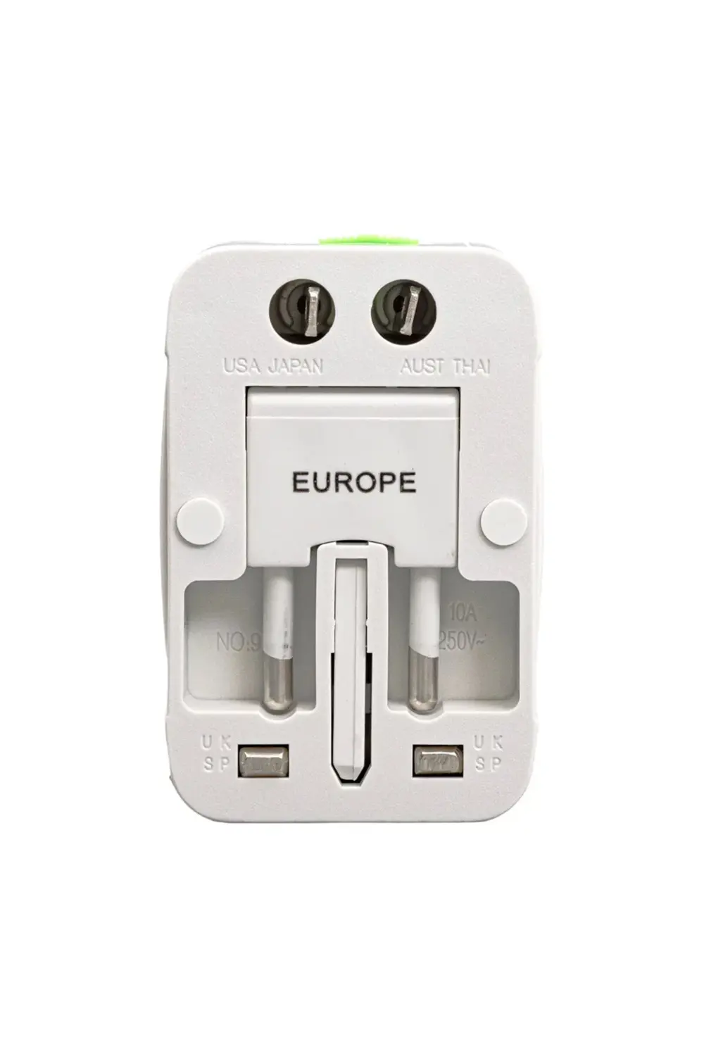 Dünya Ülkeleri Elektrik Priz Dönüştürücü 6 Amper Çoklu Priz Çevir