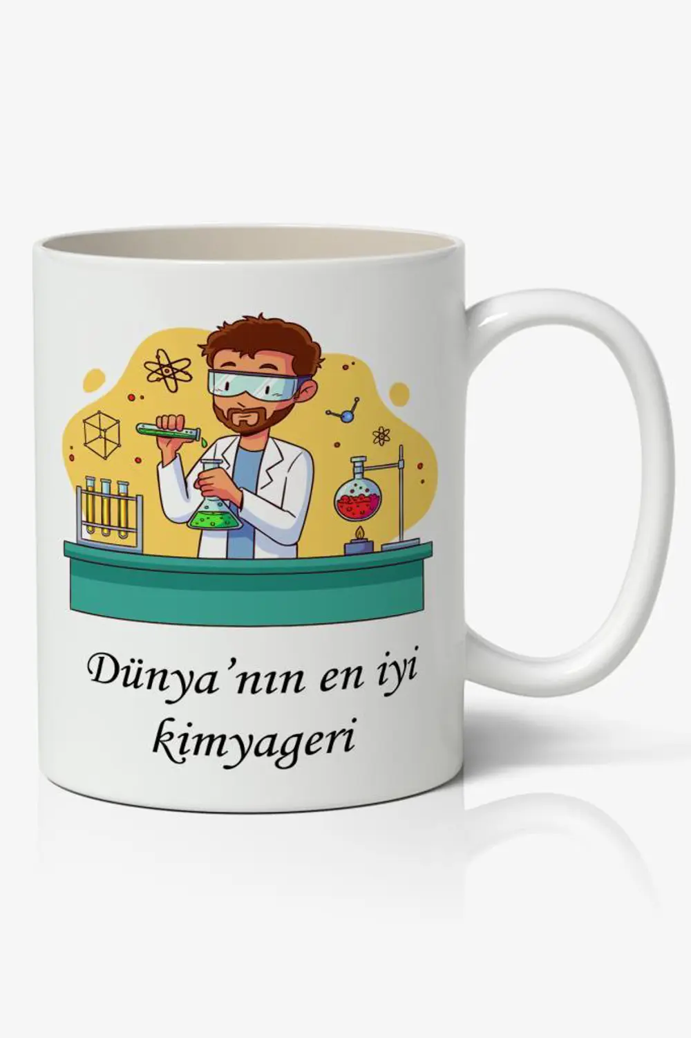 Dünyanın En İyi Kimyageri - Öğretmenler Günü Temalı Baskılı Kupa 