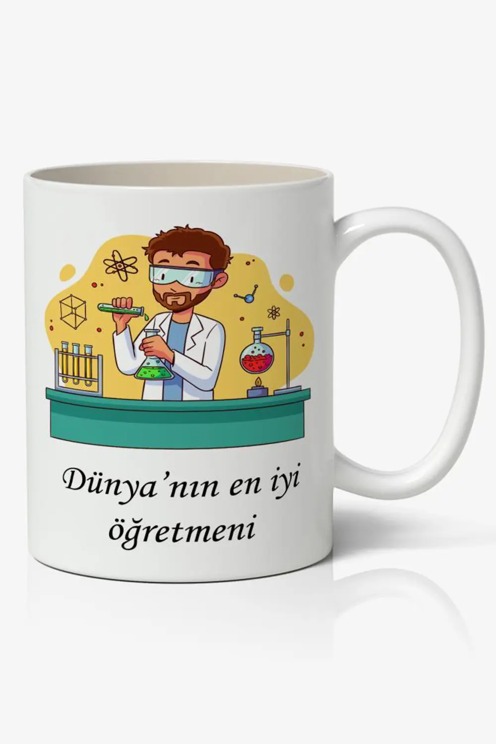 Dünyanın En İyi Öğretmeni - Öğretmenler Günü Temalı Baskılı Kupa 