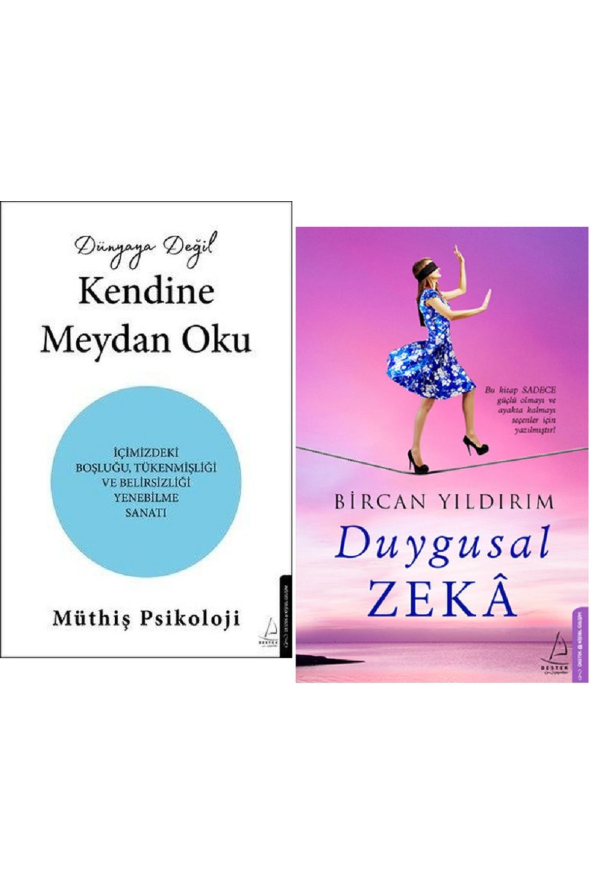 Dünyaya Değil Kendine Meydan Oku + Duygusal Zeka / 2 Kitap Set