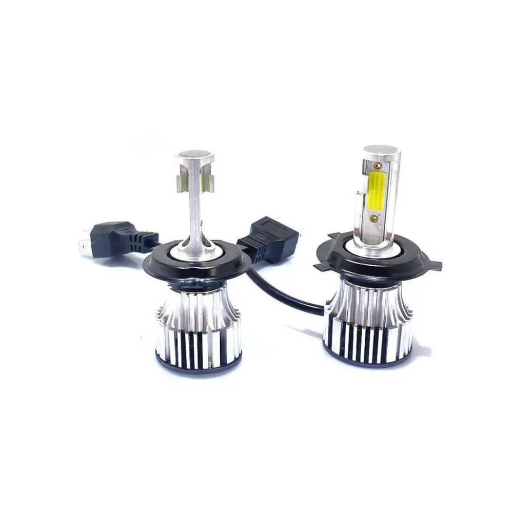 Duo H4 12-24V Led Xenon Beyaz Far Ampulü Uzun Kısa Zenon