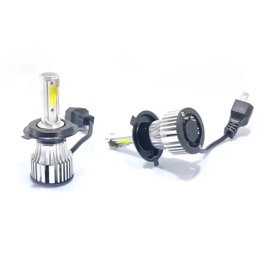 Duo H4 12-24V Led Xenon Beyaz Far Ampulü Uzun Kısa Zenon