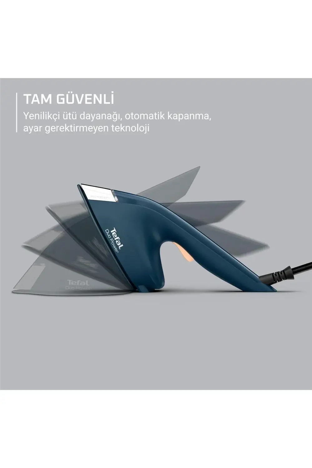 Tefal Duo Power 2 İn 1 Kırışıklık Giderici 1700 Watt Buharlı Düzleştiri