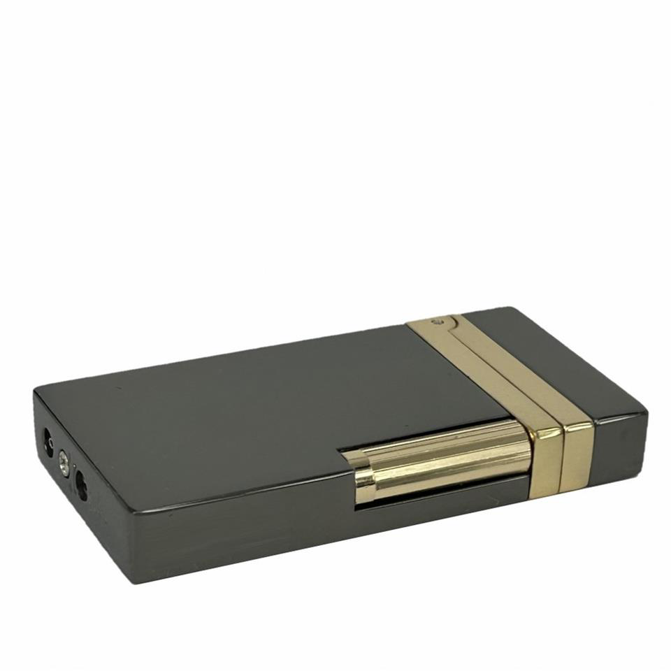 Çanta Yurdu Dupont Tarz Yandan Çarklı Metal Çakmak Siyah