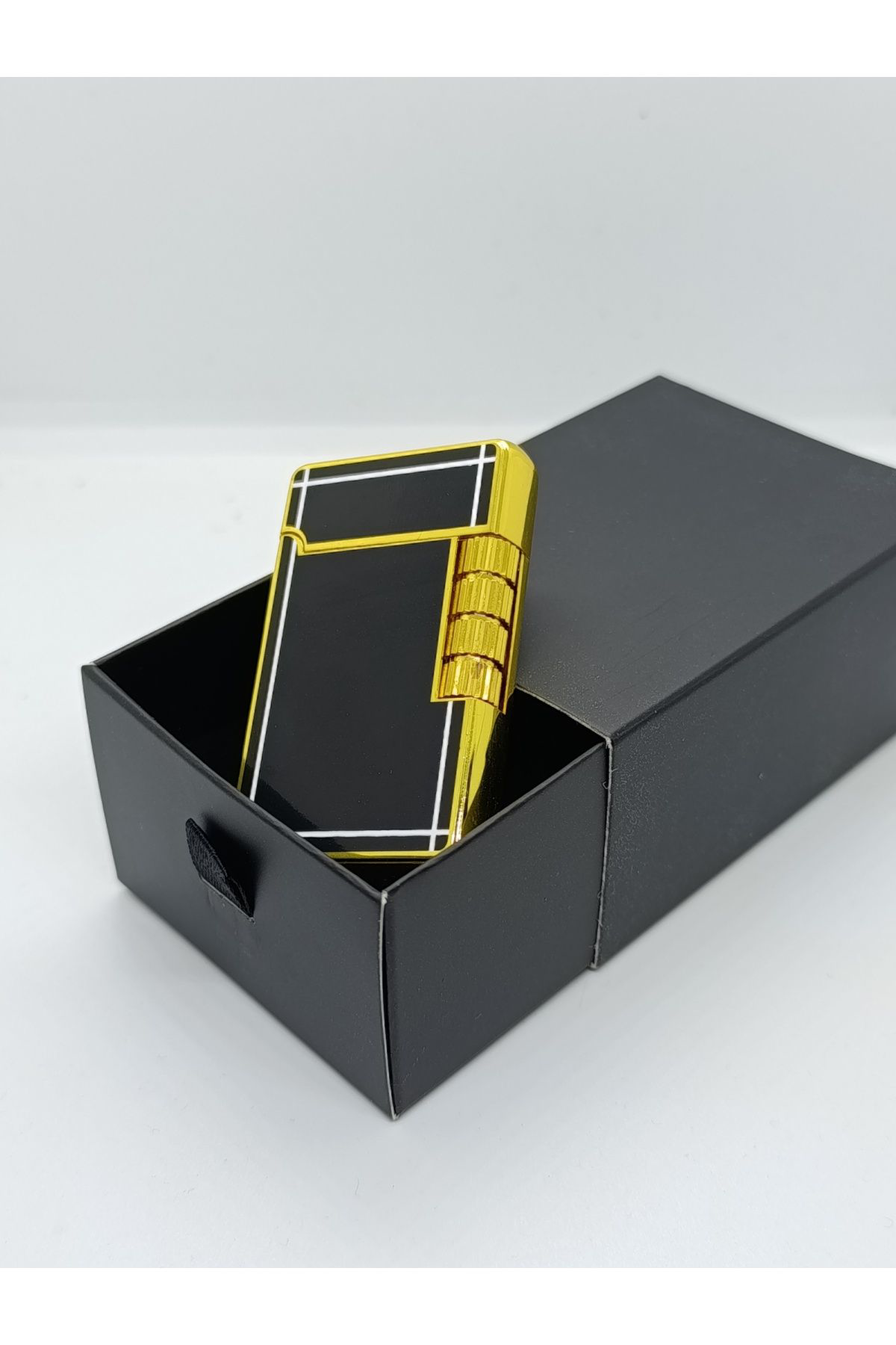 Pnp Dupont Tarzı Yandan Çarklı Gazlı Lüks Çakmak