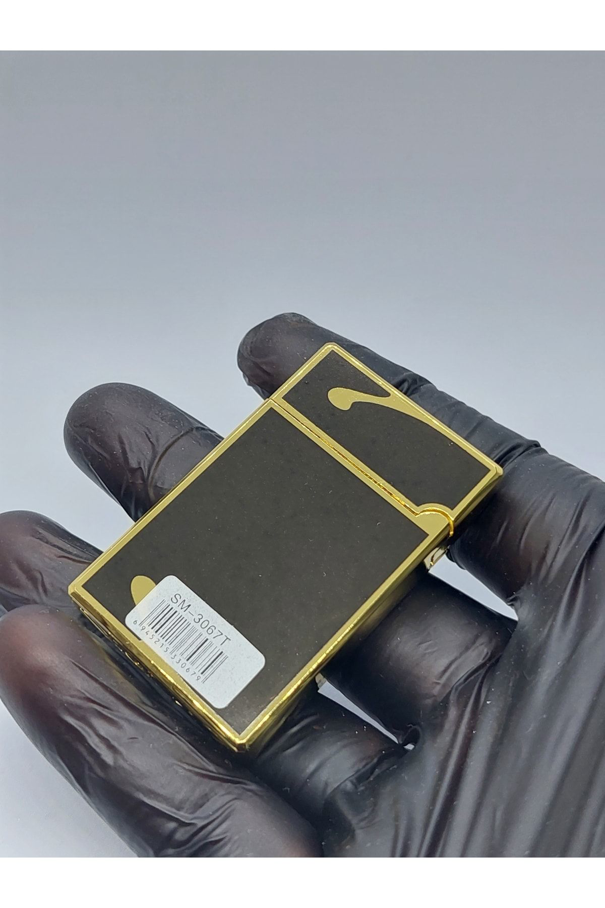 Pnp Dupont Tipi Çakmak Yandan Çarklı Çakmak Aksesuar Çakmak Siyah Ve 