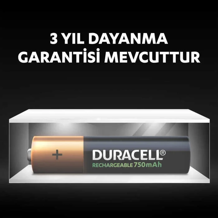 Duracell 750 Mah Şarjlı İnce Pil 2'li Fiyatı, Yorumları ve Özellikleri