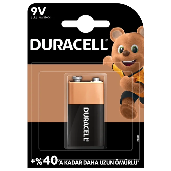 Duracell 9 Volt Pil 1'li Fiyatı, Yorumları ve Özellikleri