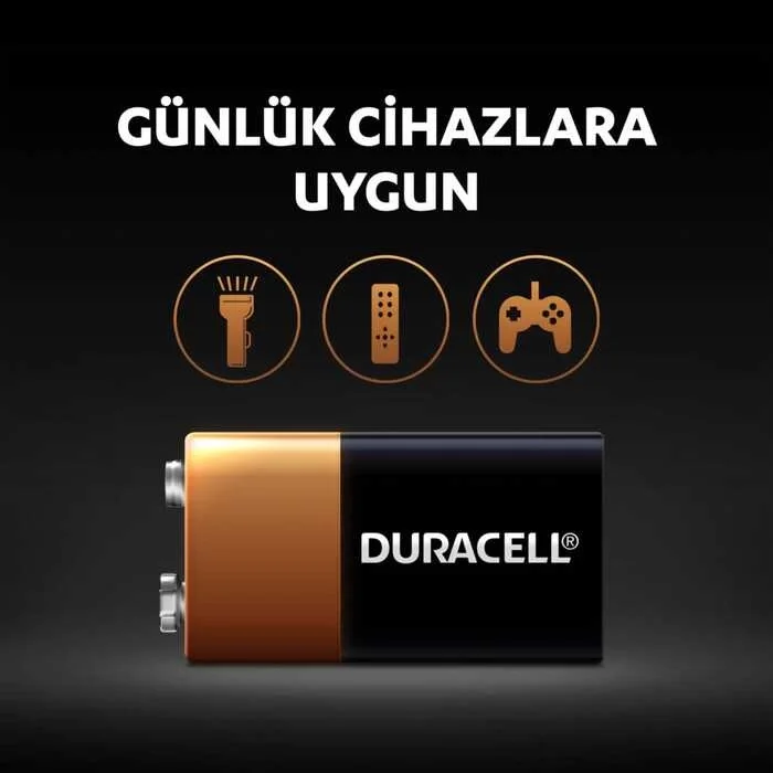 Duracell 9 Volt Pil 1'li Fiyatı, Yorumları ve Özellikleri