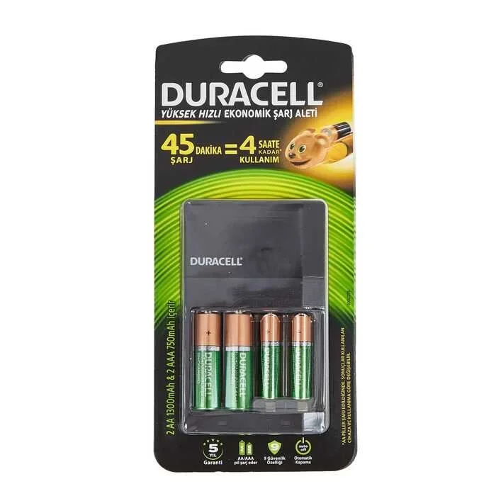 Duracell Cef14  2*AA+2*AAA 4 Pilli Şarj Cihazı Fiyatı, Yorumları ve Özellikleri