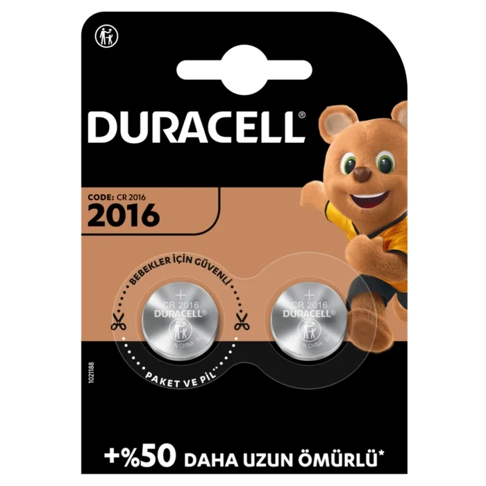 Duracell Cr2016 Lithium 3V Pil 2'li Fiyatı, Yorumları ve Özellikleri
