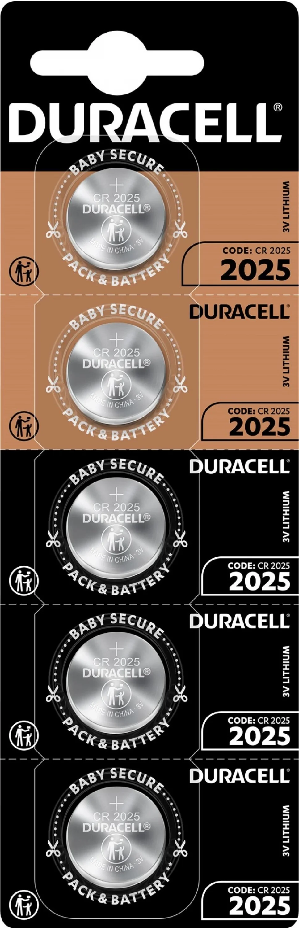Duracell Cr2025 3v Lityum Pil 5'li Paket
