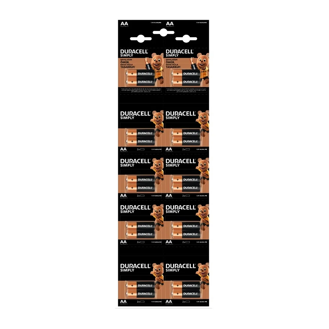 Duracell Kalem Pil Alkalin 20 Parça Bx40 Fiyatı, Yorumları ve Özellikleri