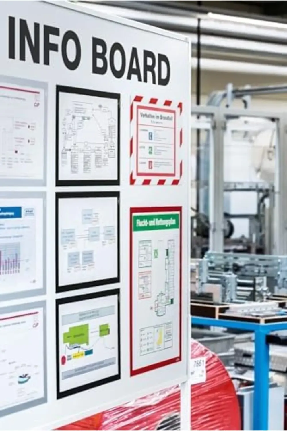 DURAFRAME Mıknatıslı Bilgi Çerçevesi A4 Siyah 395519