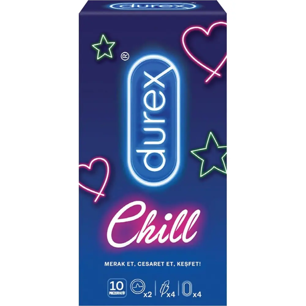 Durex Chill 10'lu Prezervatif