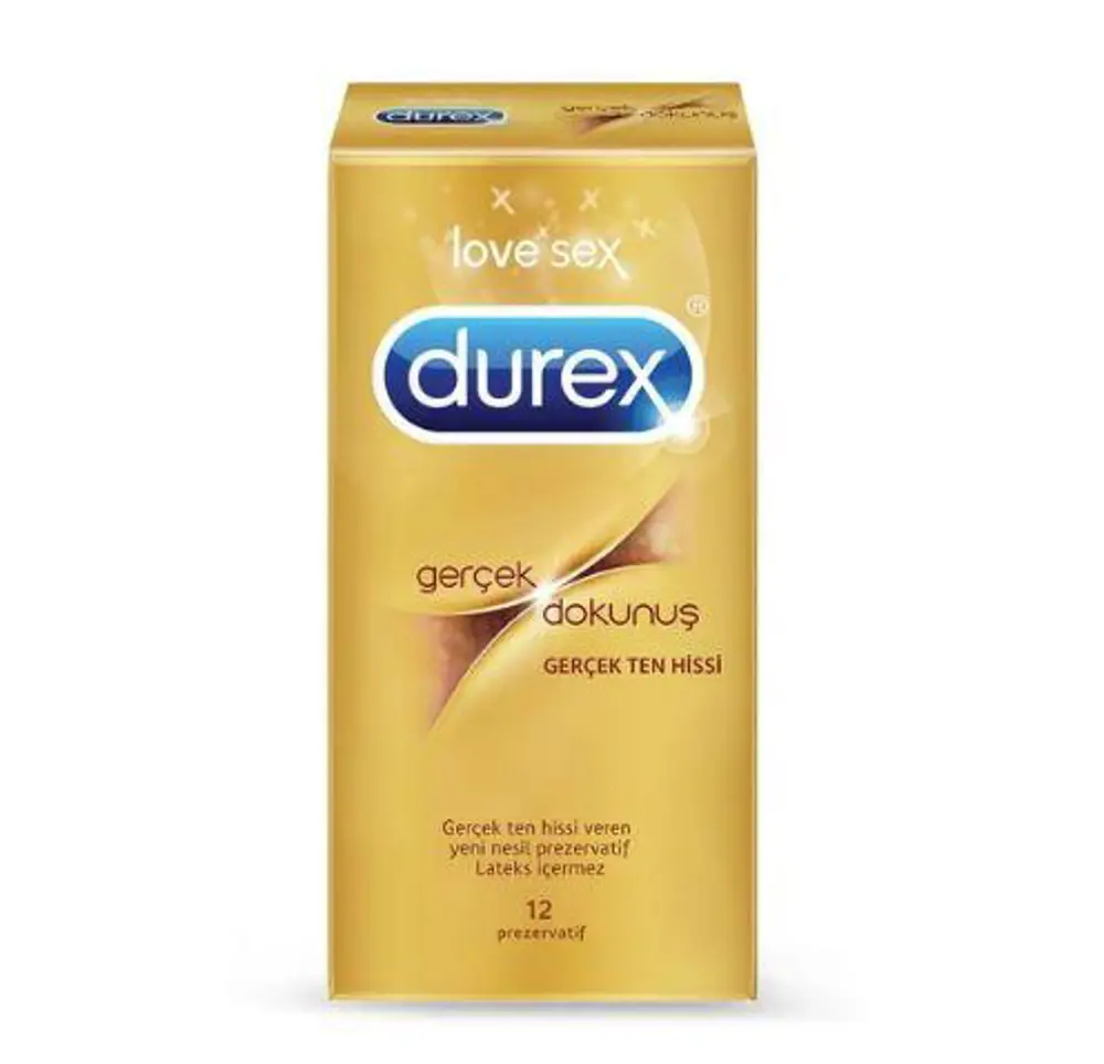 Durex Gerçek Dokunuş 12'li Prezervatif Durex Gerçek Dokunuş 12'li Prezervatif