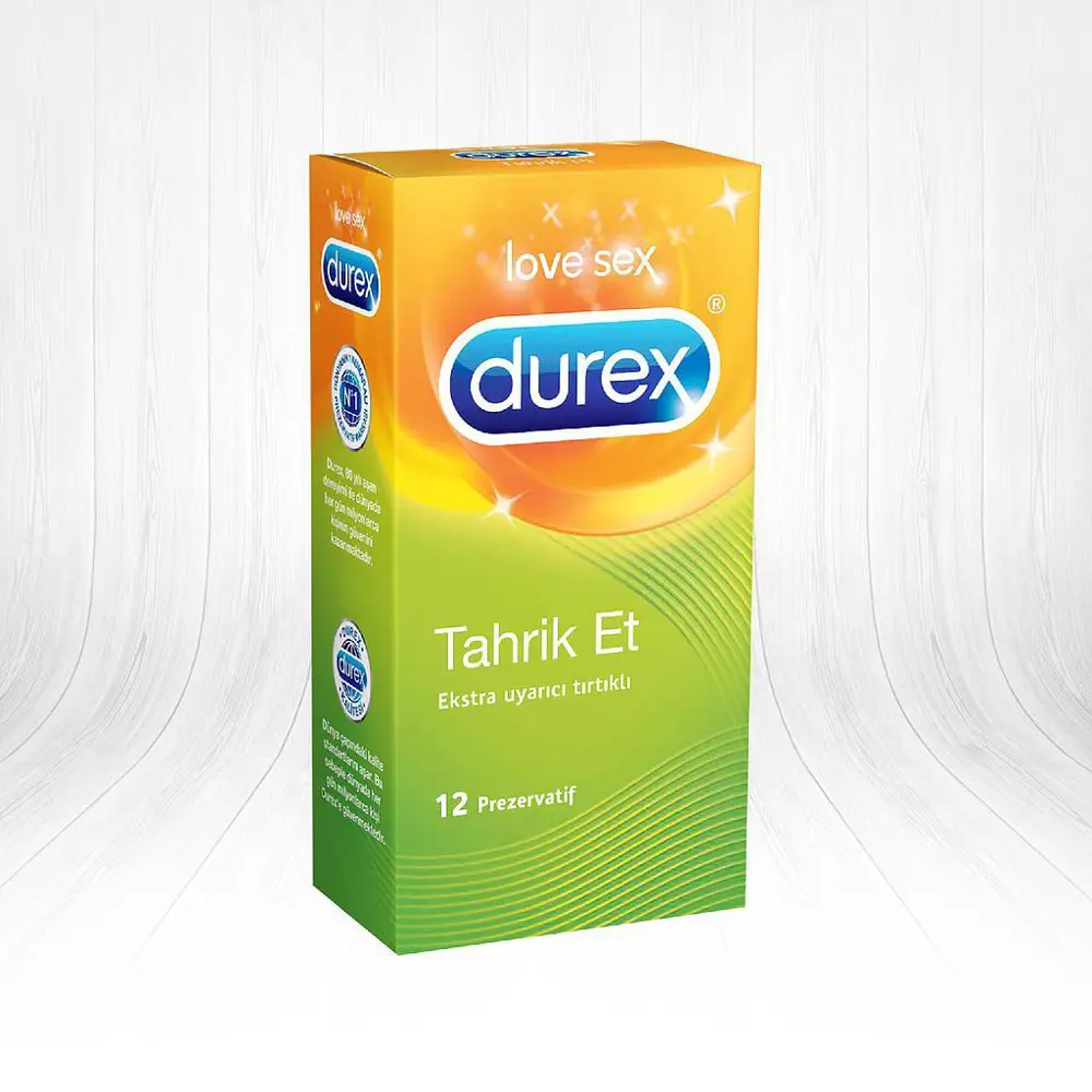 Durex Tahrik Et Extra Uyarıcı Tırtıklı Prezervatif 12 Adet