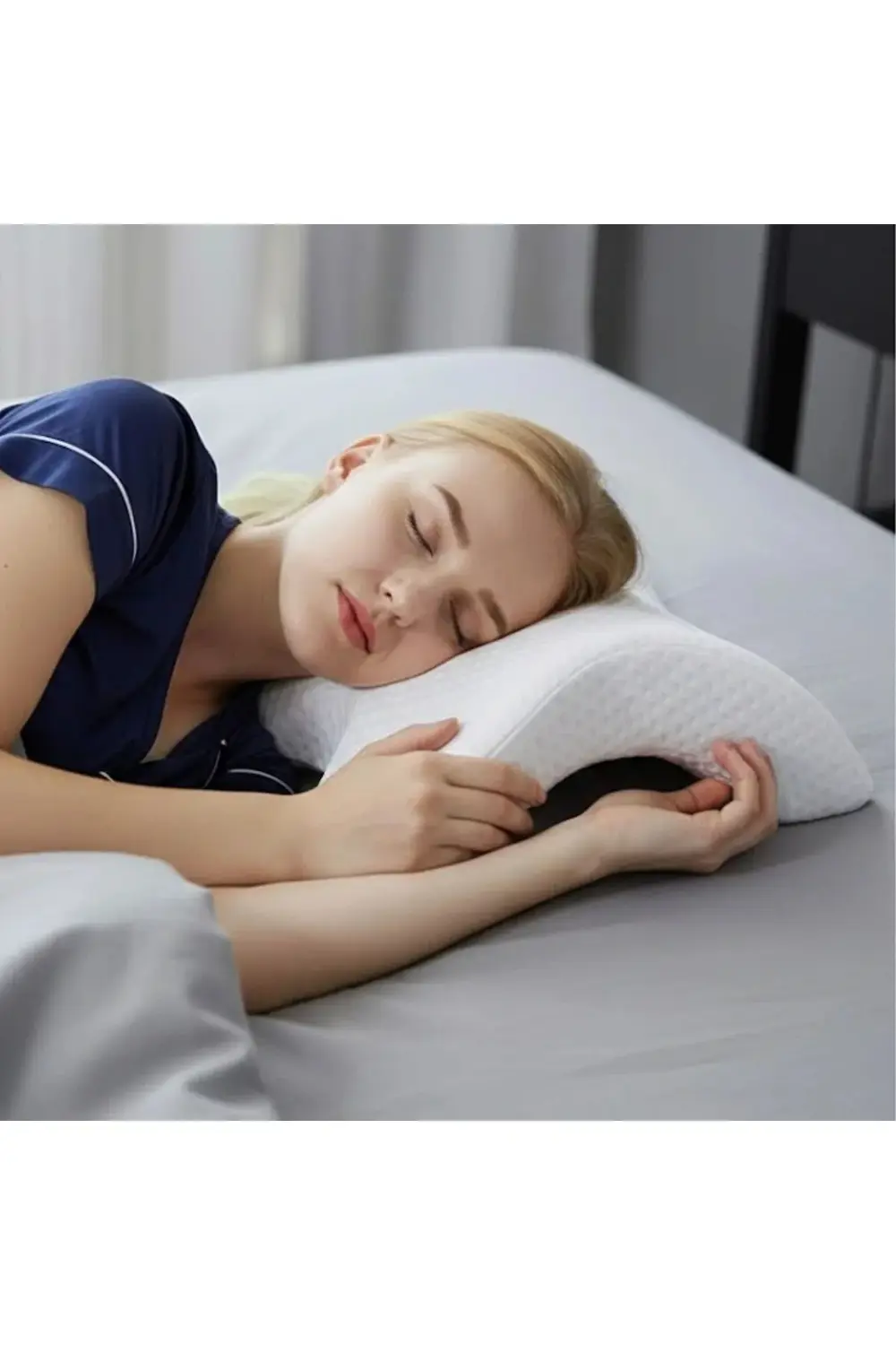 Durukar® % 100 Visco Kavisli Ortopedik Yıkanabilir Kumaş Kılıflı