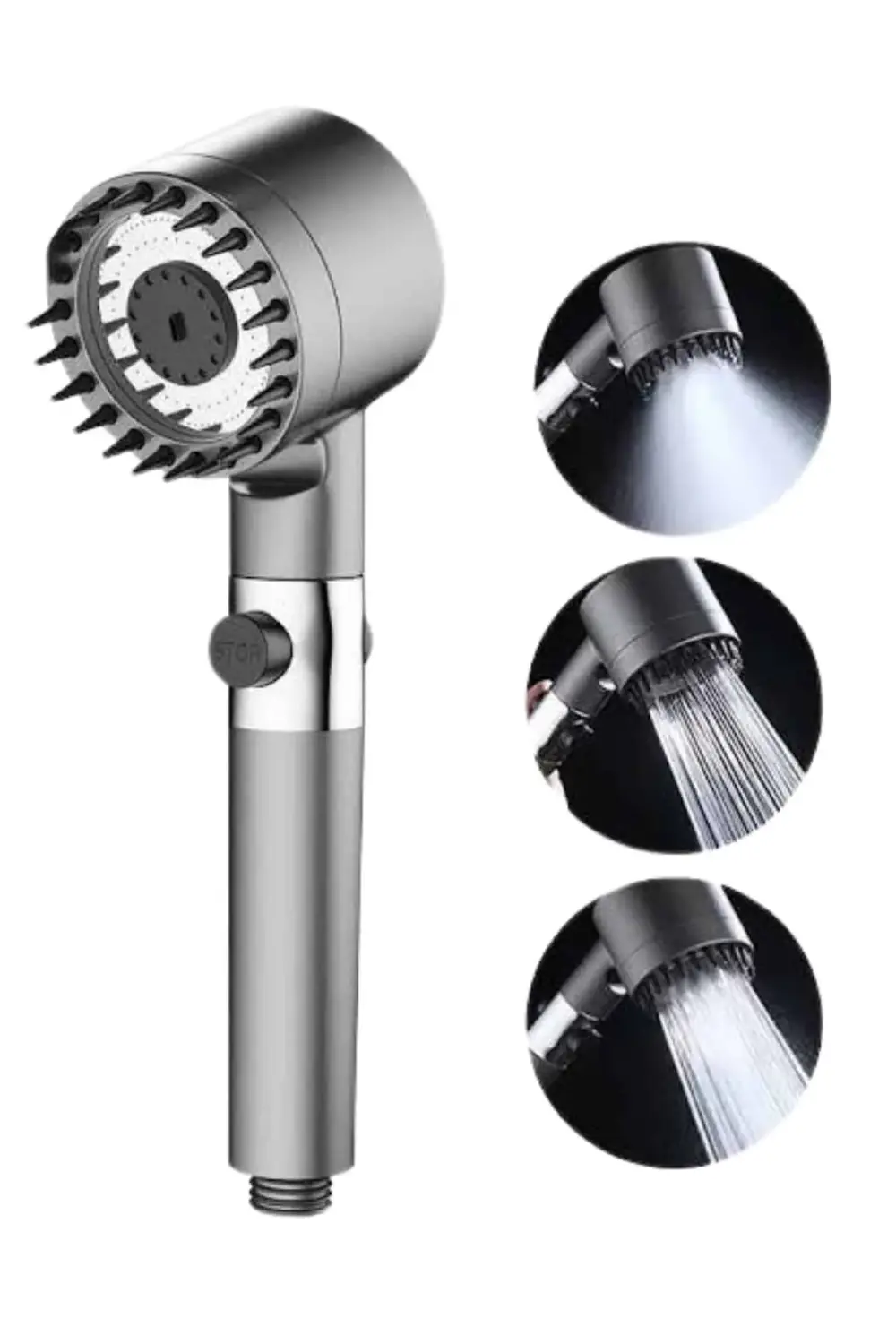 Duş Başlığı Profesyonel Masaj Başlıklı 3 Modlu Yeni Nesil Masaj U