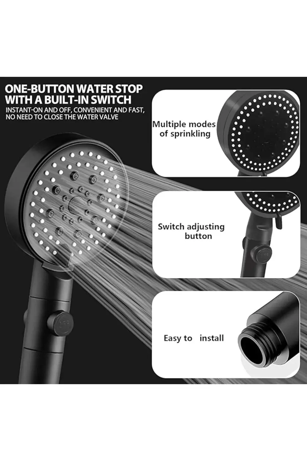 Duş Başlığı Seti 5 Mod