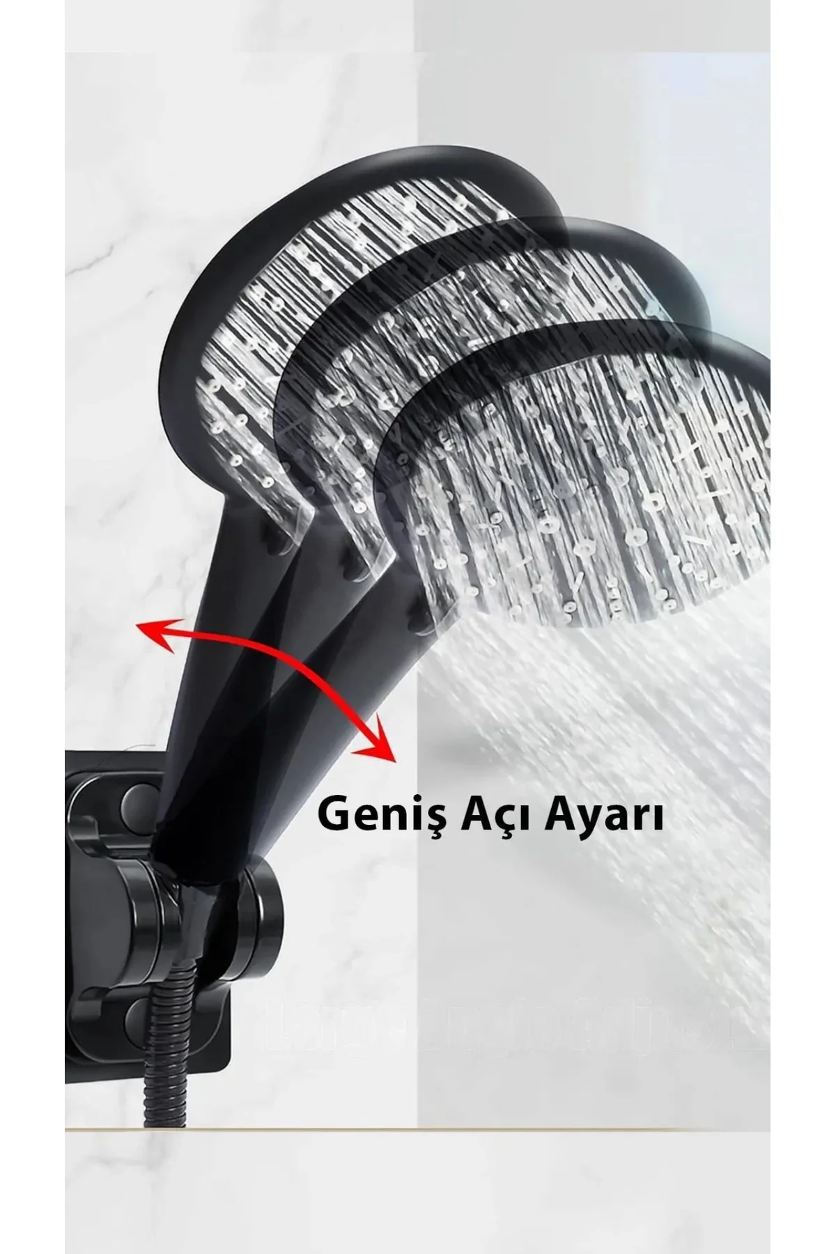 Duş Başlığı Tutucu Ayarlanabilir 120 Derece Oynar Güçlü Yapışkanlı Suya Dayanıklı El Duşu Tutucu Duş Başlığı Tutucu Ayarlanabilir 120 Derece Oynar Güçlü Yapışkanlı Suya Dayanıklı El Duşu Tutucu