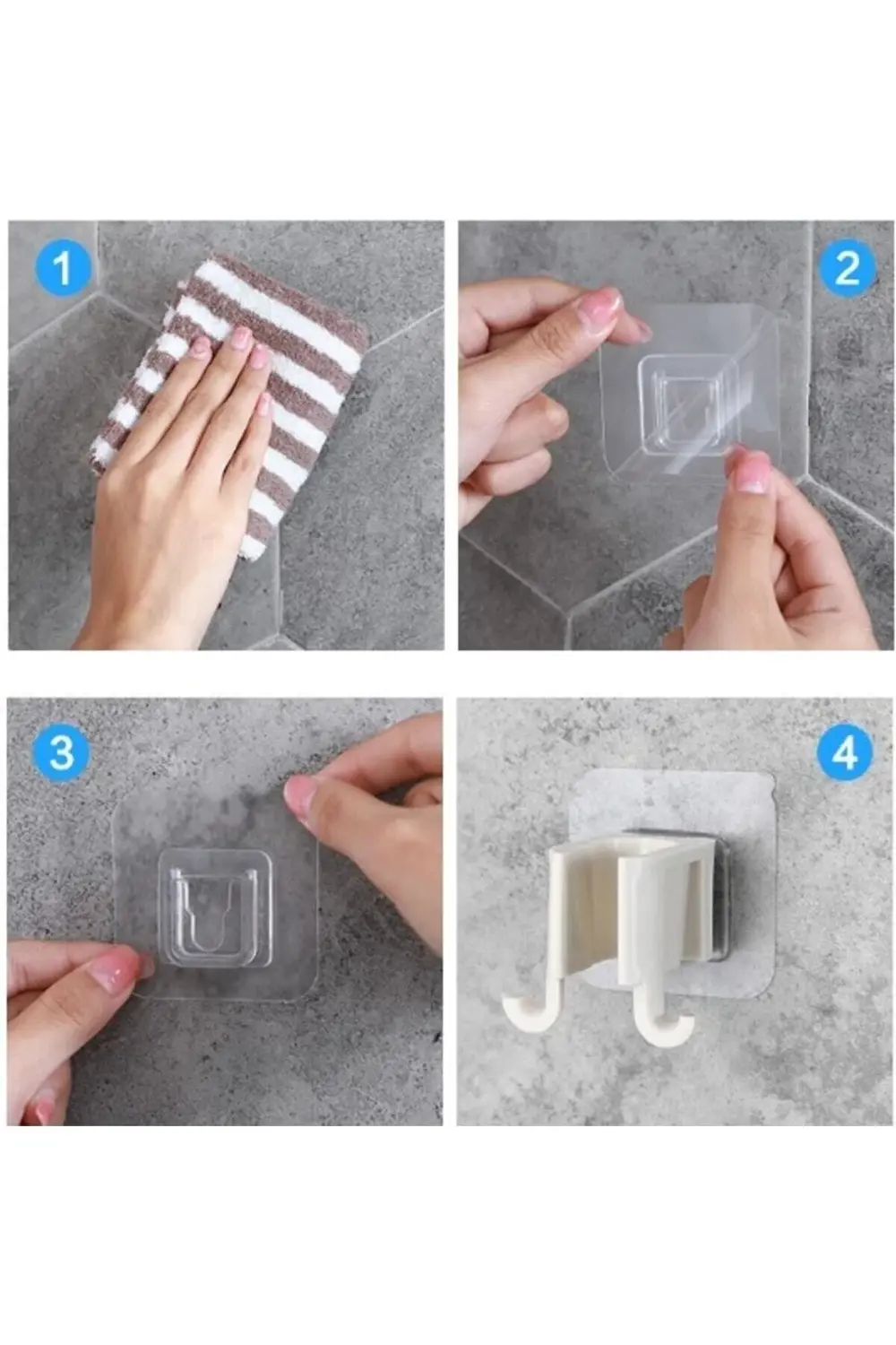 Duş Başlık Tutucu ve Lif Askısı