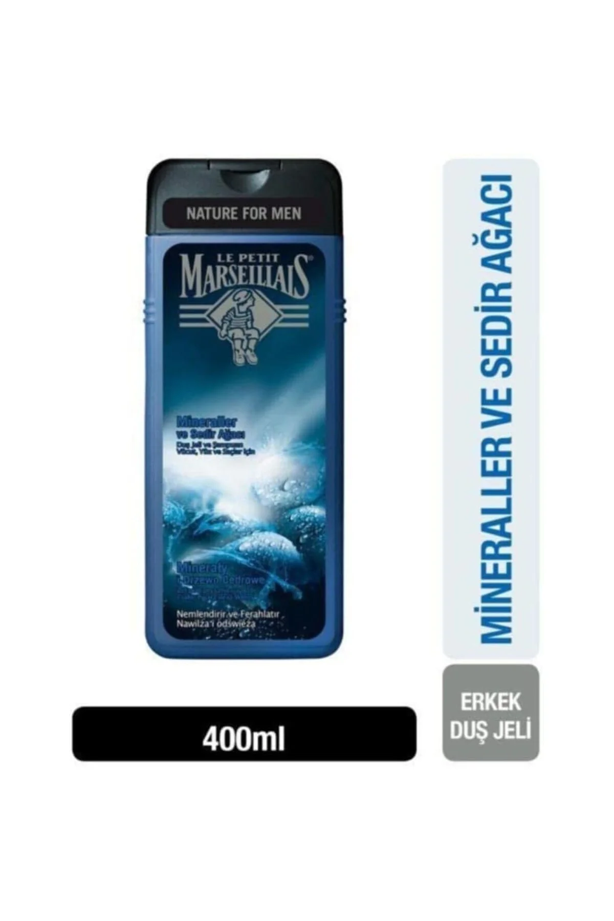 duş jeli men serisi mineral ve sedir ağacı (400 ml)
