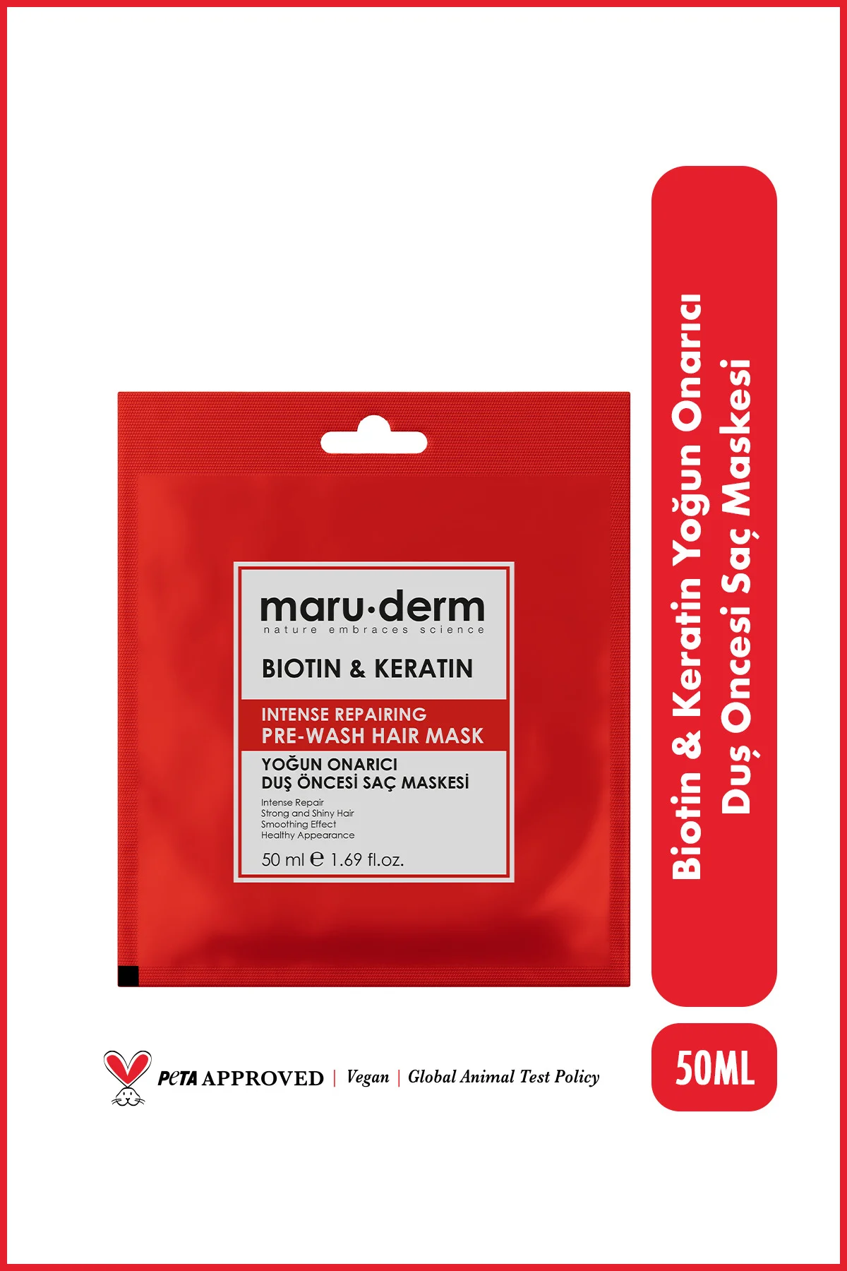 Duş Öncesi Saç Maskesi - Biotin & Keratin Yoğun Onarıcı Duş Önces