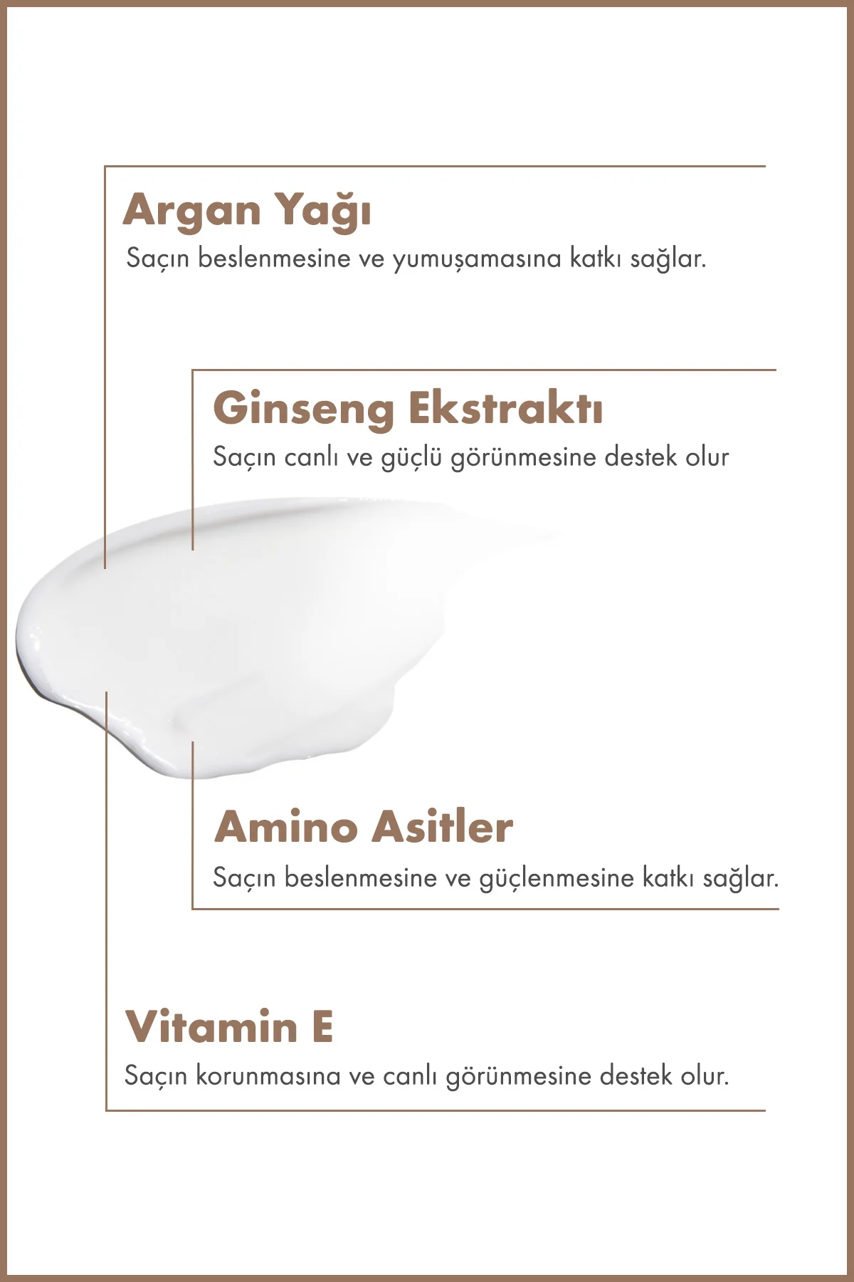 Duş Öncesi Saç Maskesi - Argan Yağı & Asya Ginsengi Yenileyici Du