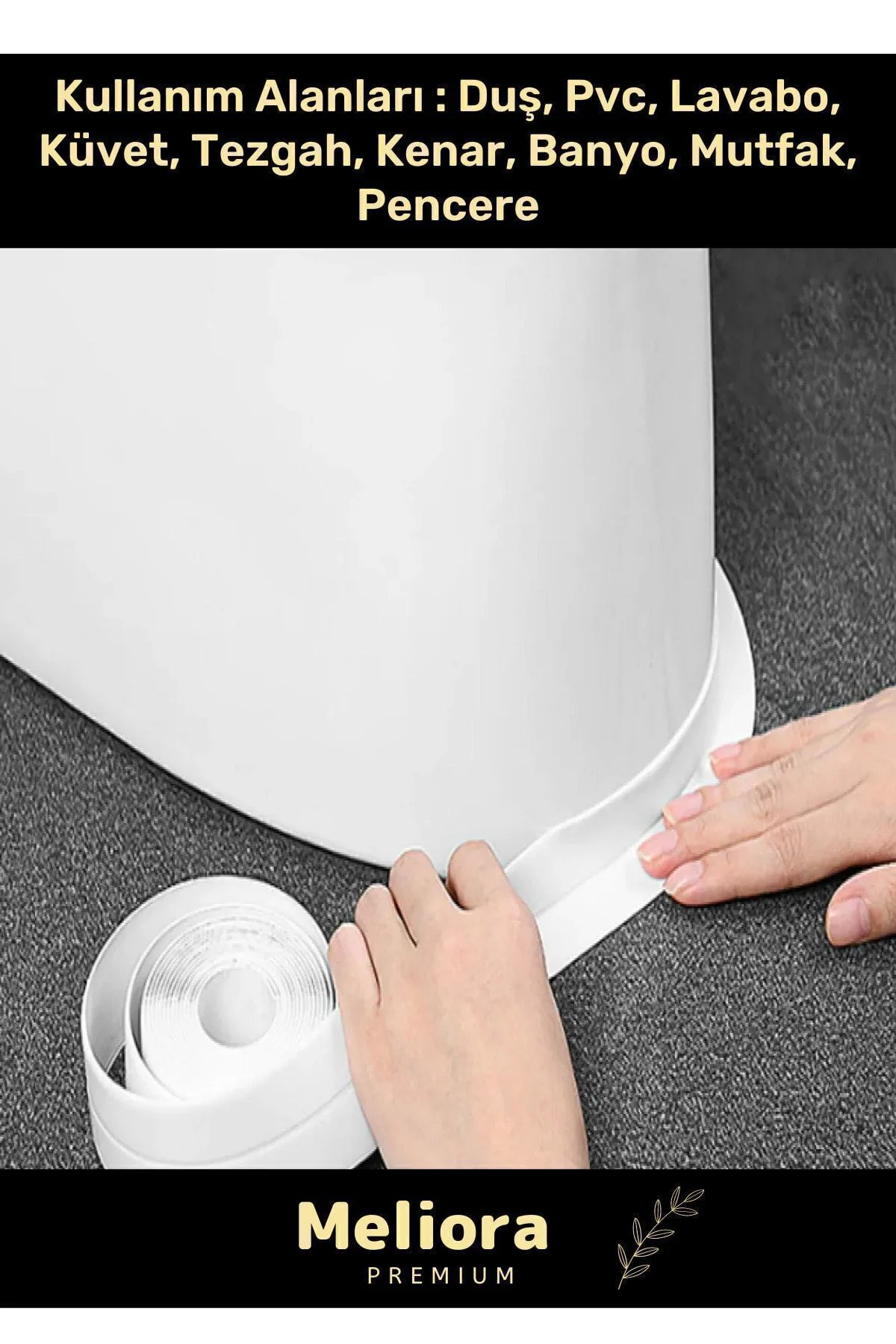 Duş Pvc Lavabo Küvet Tezgah Pencere 3,2 Mt Su Sızdırmaz Geçirmez 