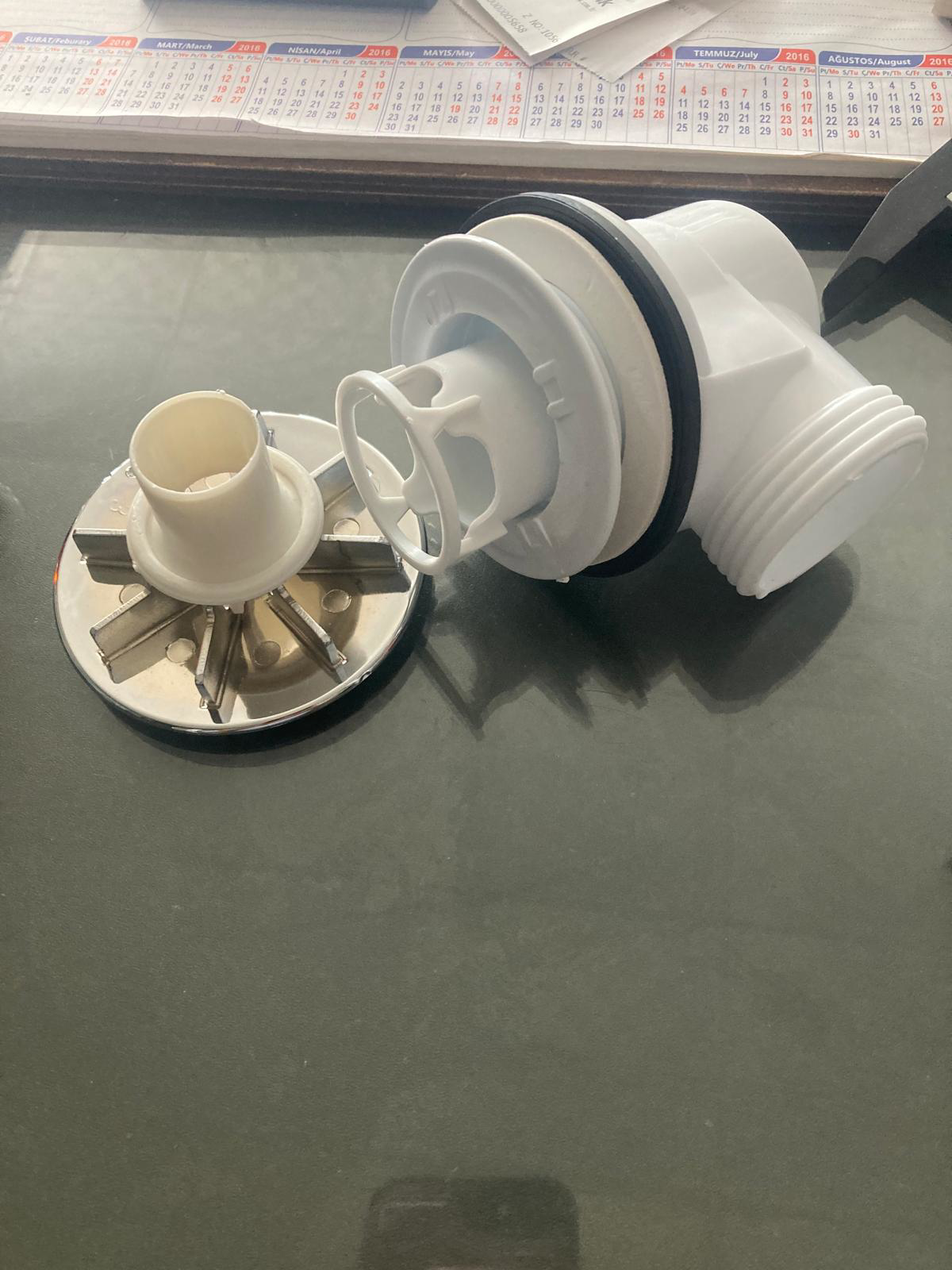 Alanyaduş Duş Teknesi Kromaj Kapak Sifon