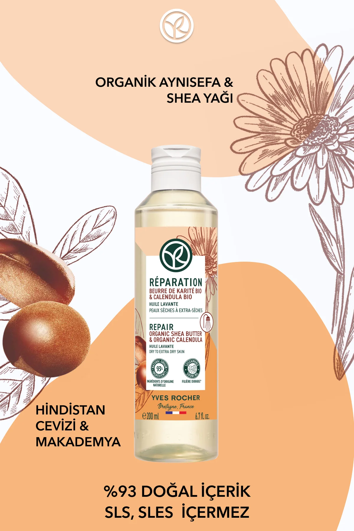 Duş Yağı - Onarıcı ve Nemlendirici / Reparation-200 ml-4674