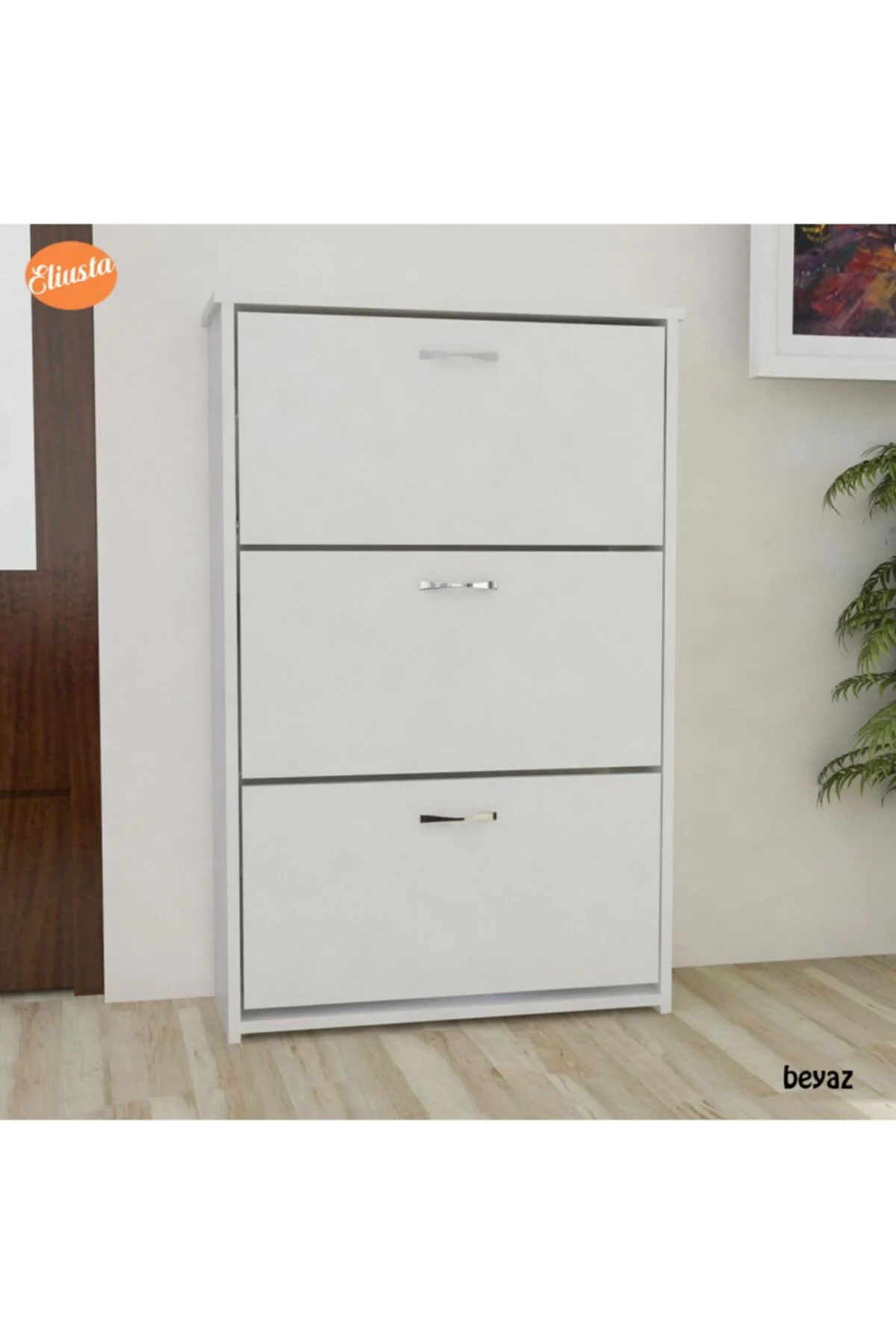 Duser Kapaklı Ayakkabılık Dolabı 3 Kapaklı Ayakkabı Dolabı