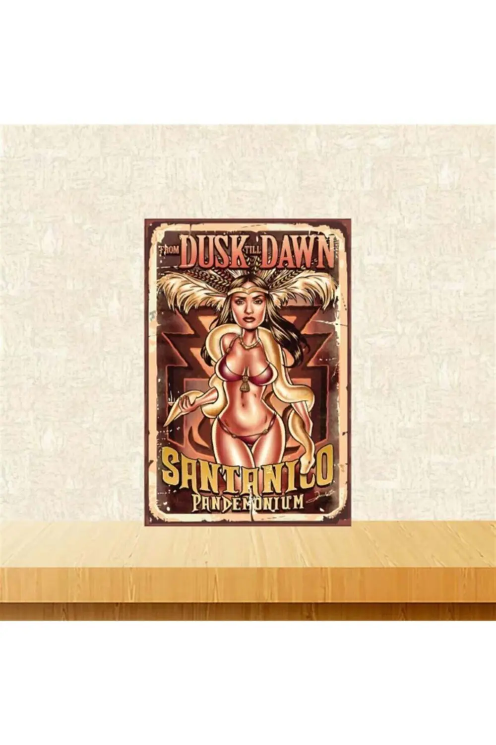 Dusk Dawn 20-30 cm Retro Ahşap Poster Fiyatı, Yorumları ve Özellikleri