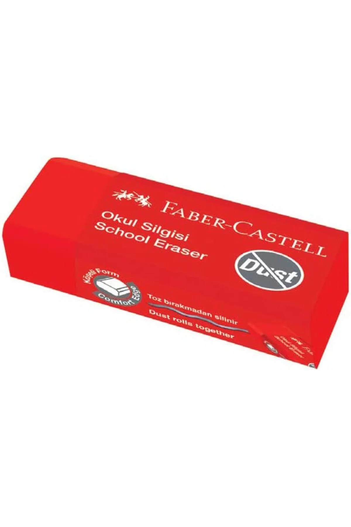 Dust Free Büyük Okul Silgisi Kırmızı / 187222