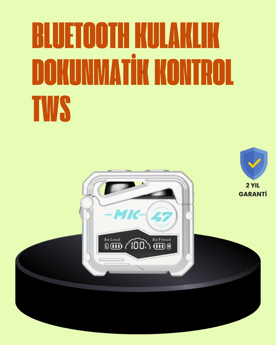 Düşük Gecikmeli Kablosuz Kulaklık – Oyun ve Müzik Modu Destekli | 65ms Gecikme, Bluetooth 5.0, Aktif Gürültü Engelleme