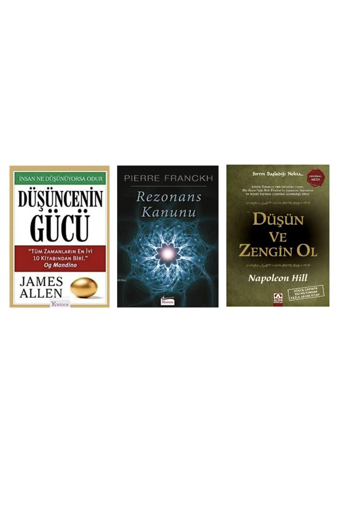 Dusuncenın Gucu Rezonans Kanunu Dusun Ve Zengın Ol=3 Set