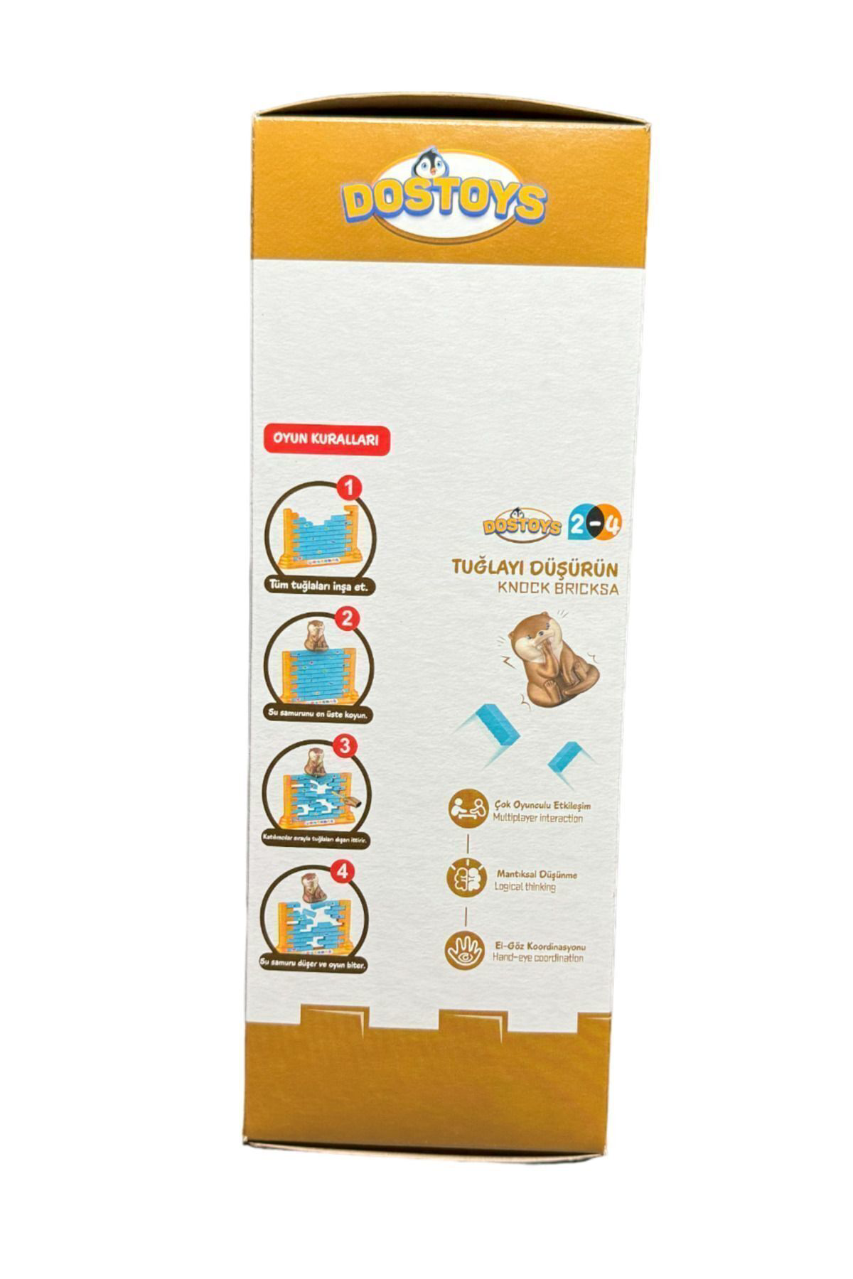 Dostoys Duvar Denge Oyunu -Brick Game- Kutu Masa Oyuncakları, Eğitici Ail