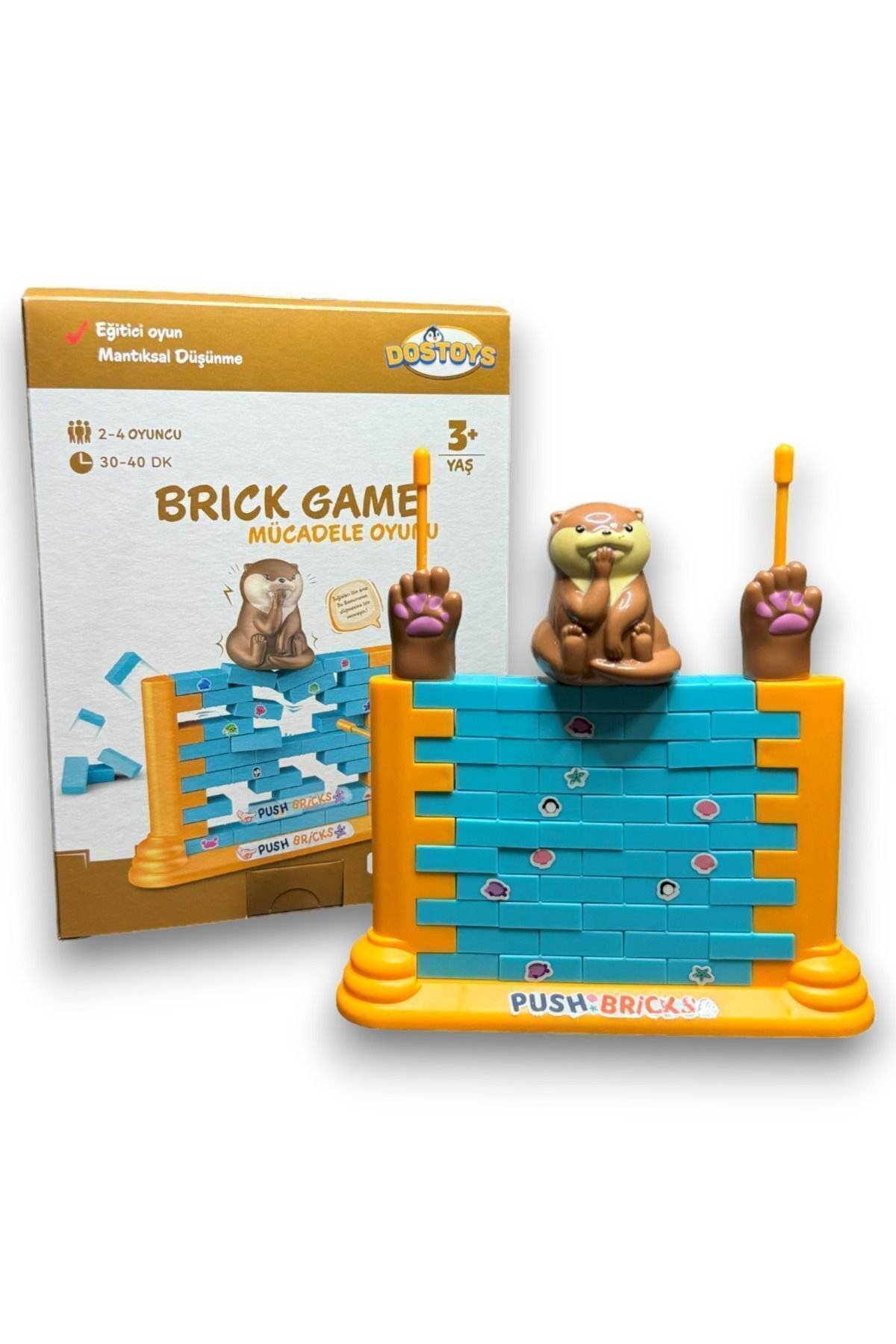 Dostoys Duvar Denge Oyunu -Brick Game- Kutu Masa Oyuncakları, Eğitici Ail