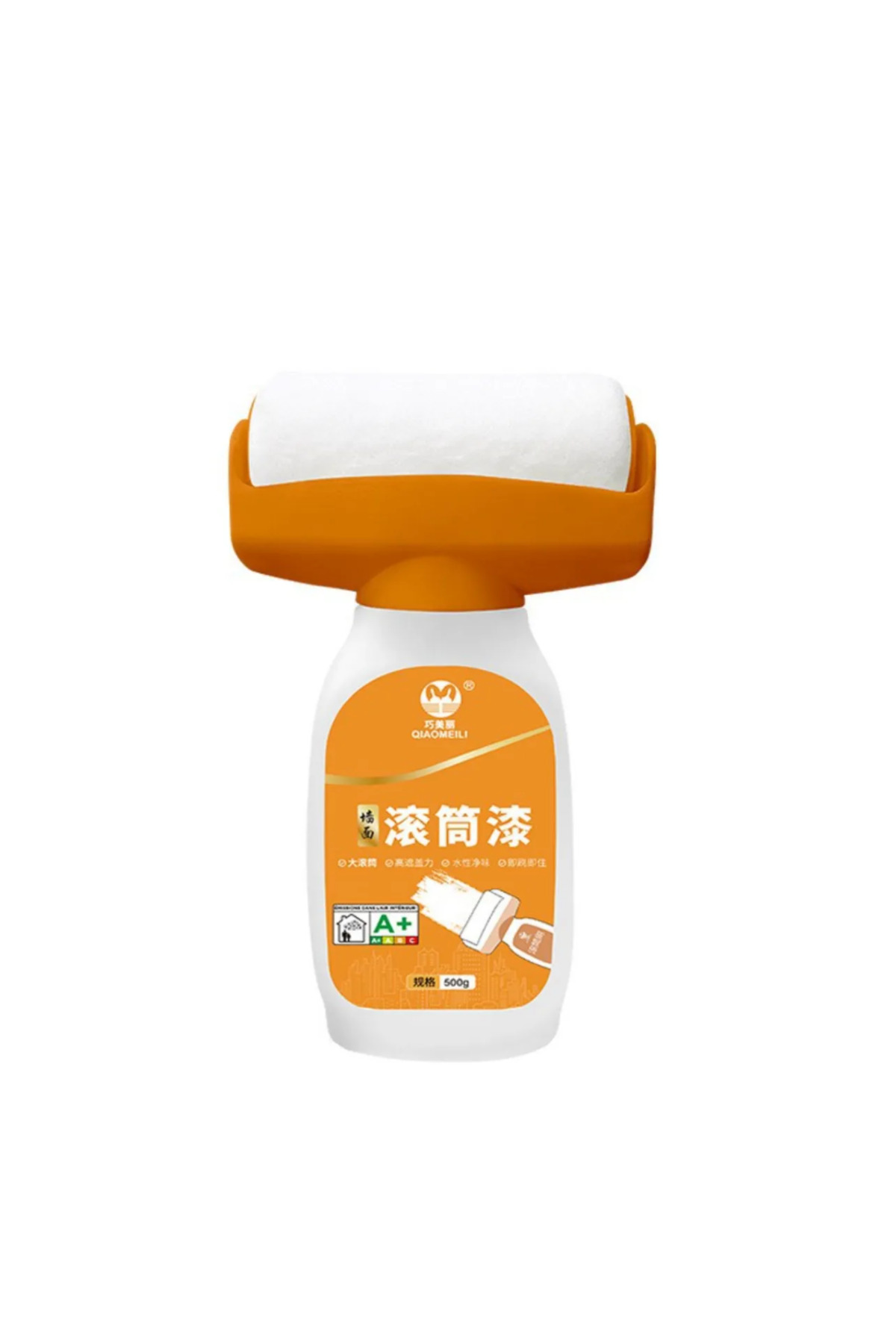 Duvar Rötuş Boya Rulosu 2si 1 Arada Hazneli Hızlı Kuruyan Yama Fı