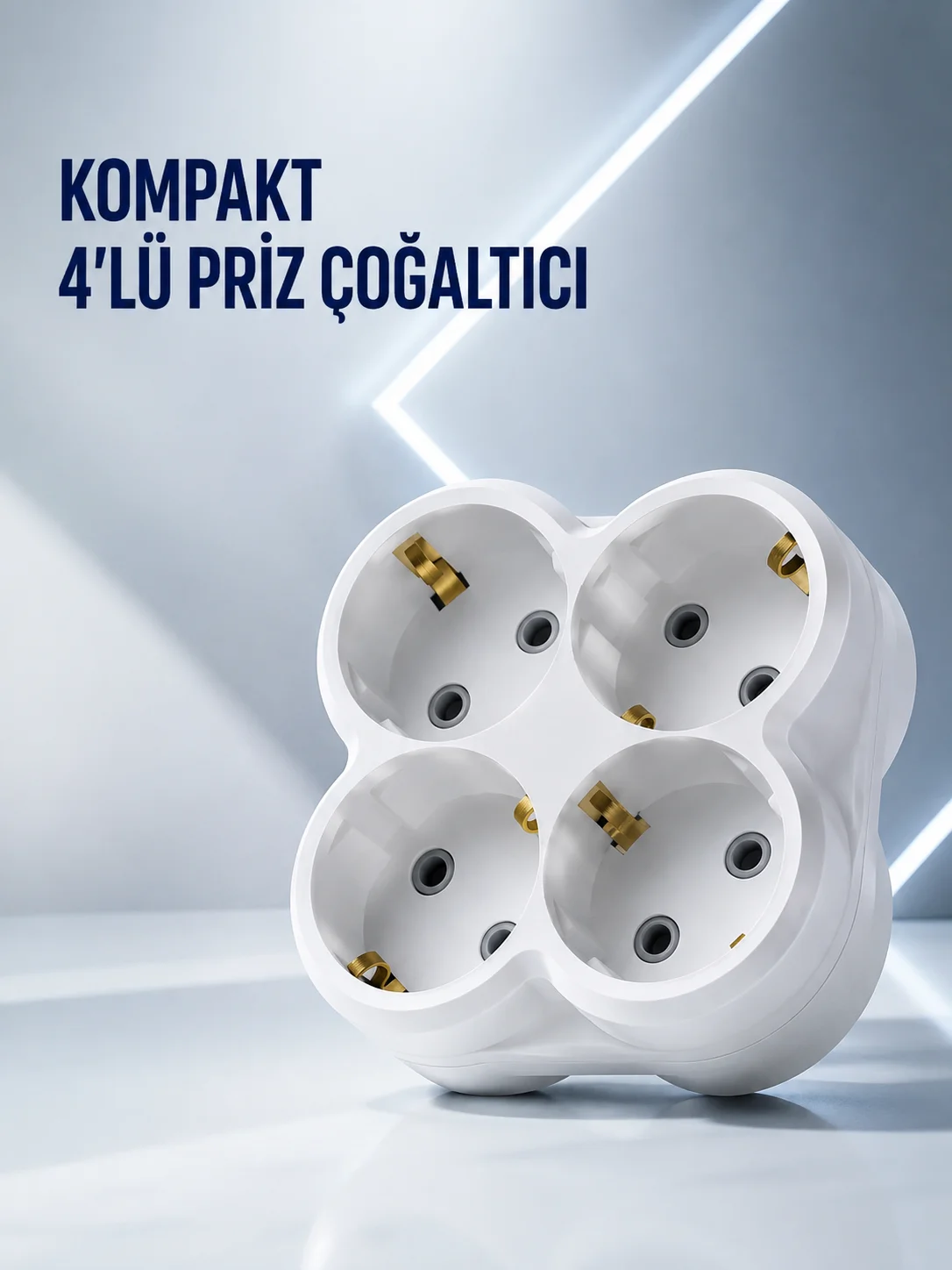 Duvar Tipi Priz Çoğaltıcı 4 Çıkışlı Kablosuz Kompakt Priz Adaptörü Fiyatı, Yorumları ve Özellikleri