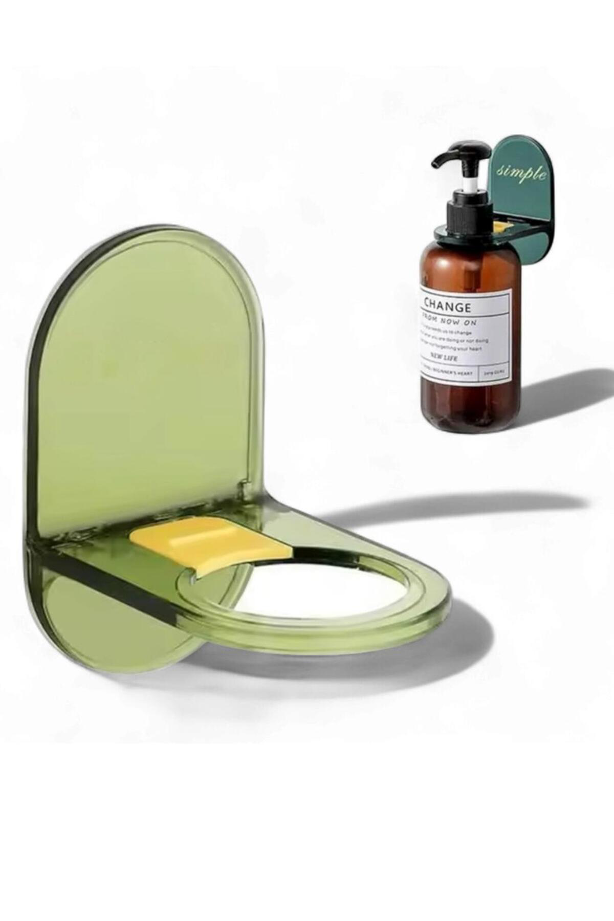 Duvar Tipi Sıvı Sabun & Şampuan Tutucu Raf | Mutfak & Banyo İçin 