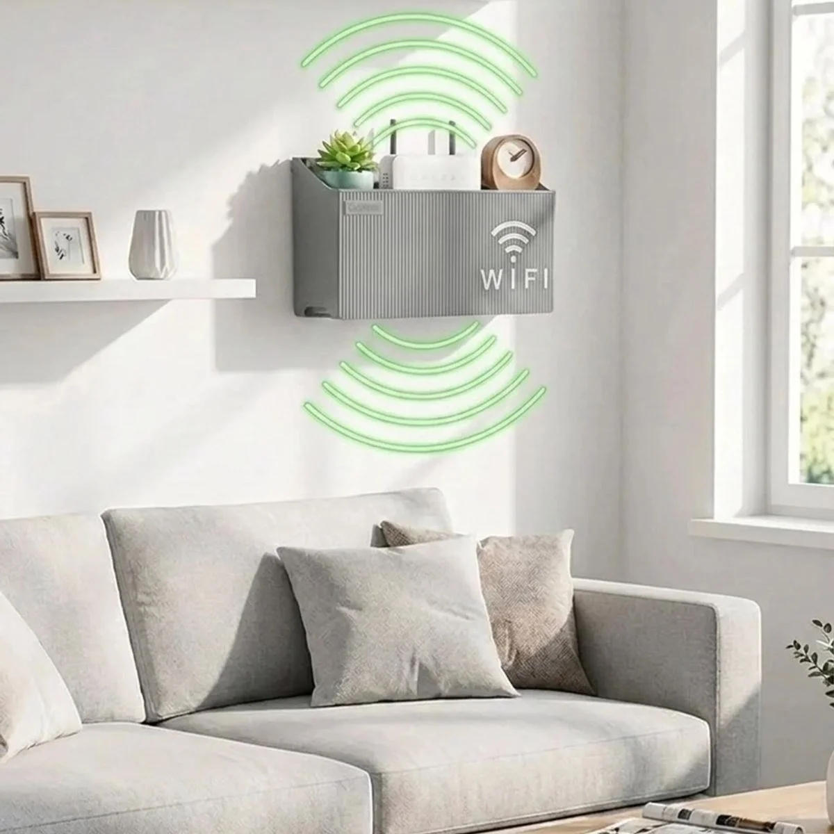 Duvar Tipi Wi-fi Modem Saklama Kutusu(gri) – Kablo Düzenleyici Router Raf Organizer Bx40 Fiyatı, Yorumları ve Özellikleri