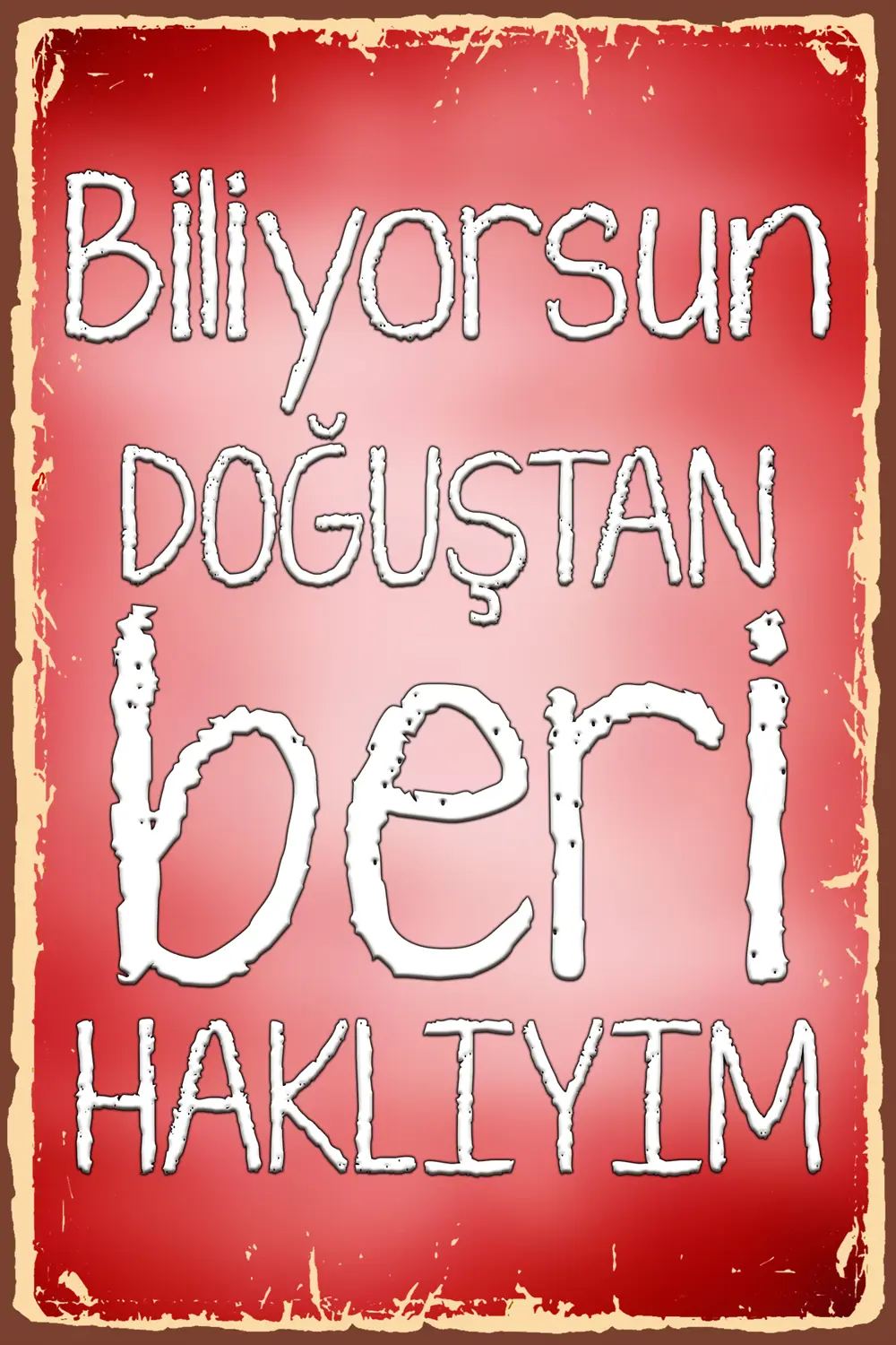 Duvar Yazıları 3 lü 20x30