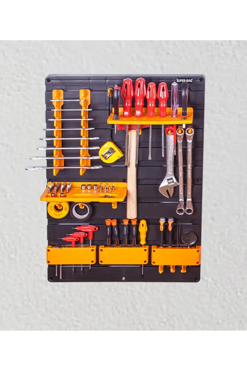 Duvara Monte Alet Askı Paneli Seti – Avadanlık Organizer – Hobi &