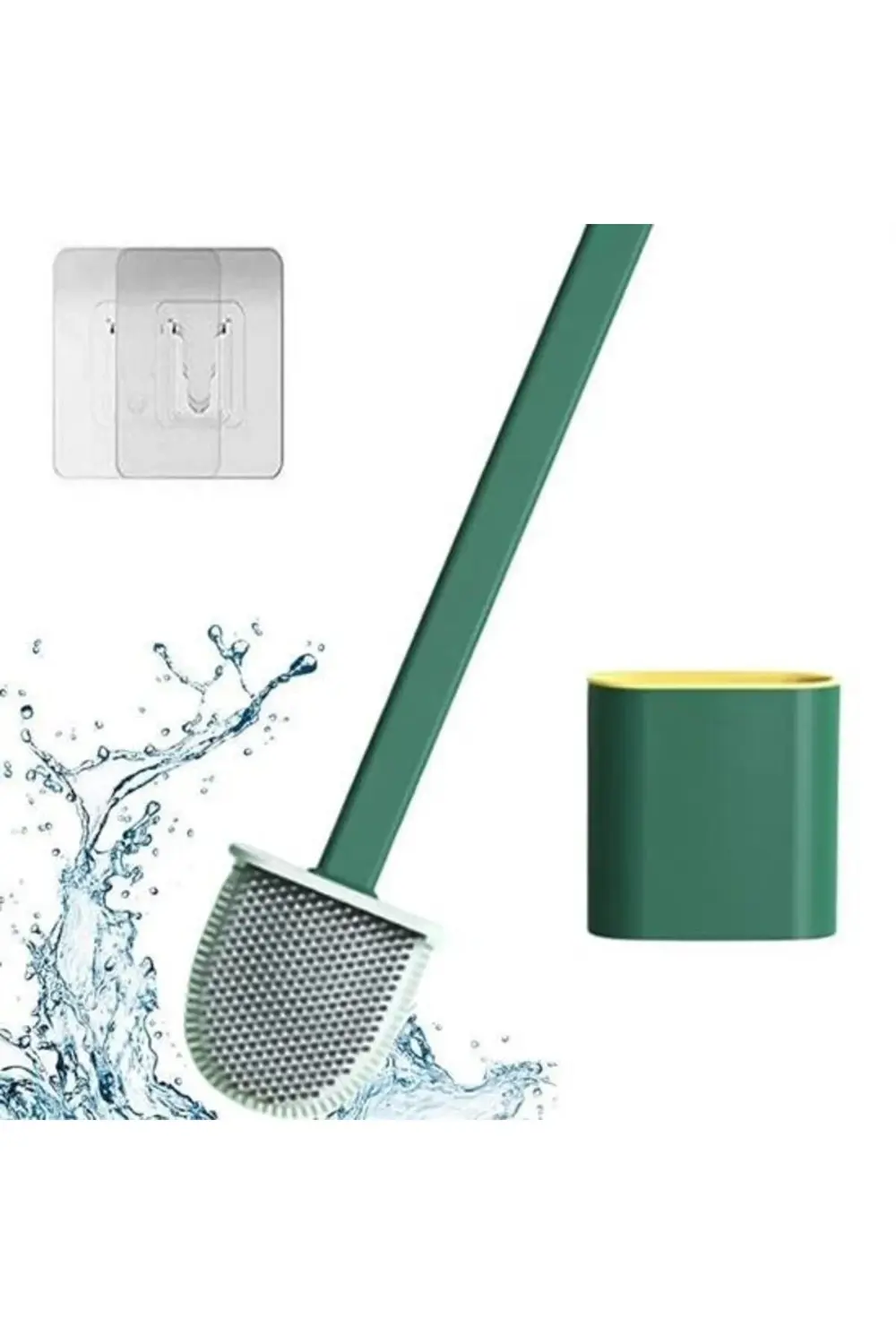 ® Duvara Monte Edilebilir Kapaklı Askılı Klozet Yumuşak Silikon B