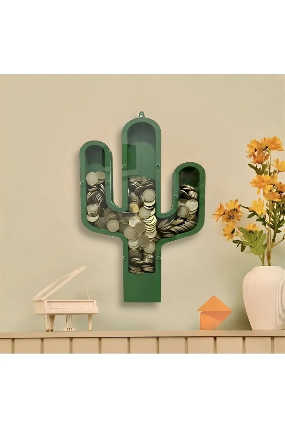 Duvara Monte Kaktüs Kumbara, Dekoratif Kumbara