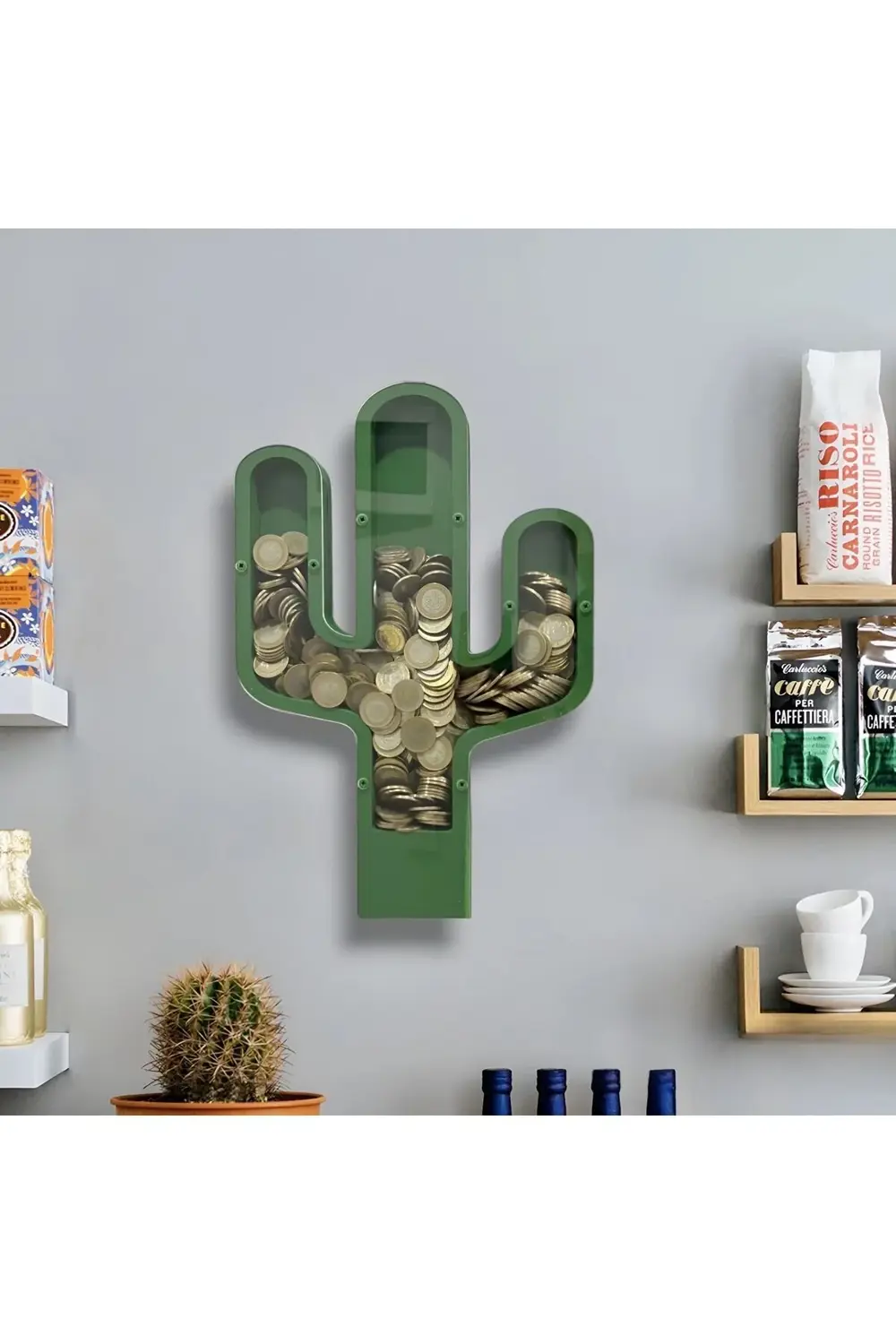 Duvara Monte Kaktüs Kumbara, Dekoratif Kumbara