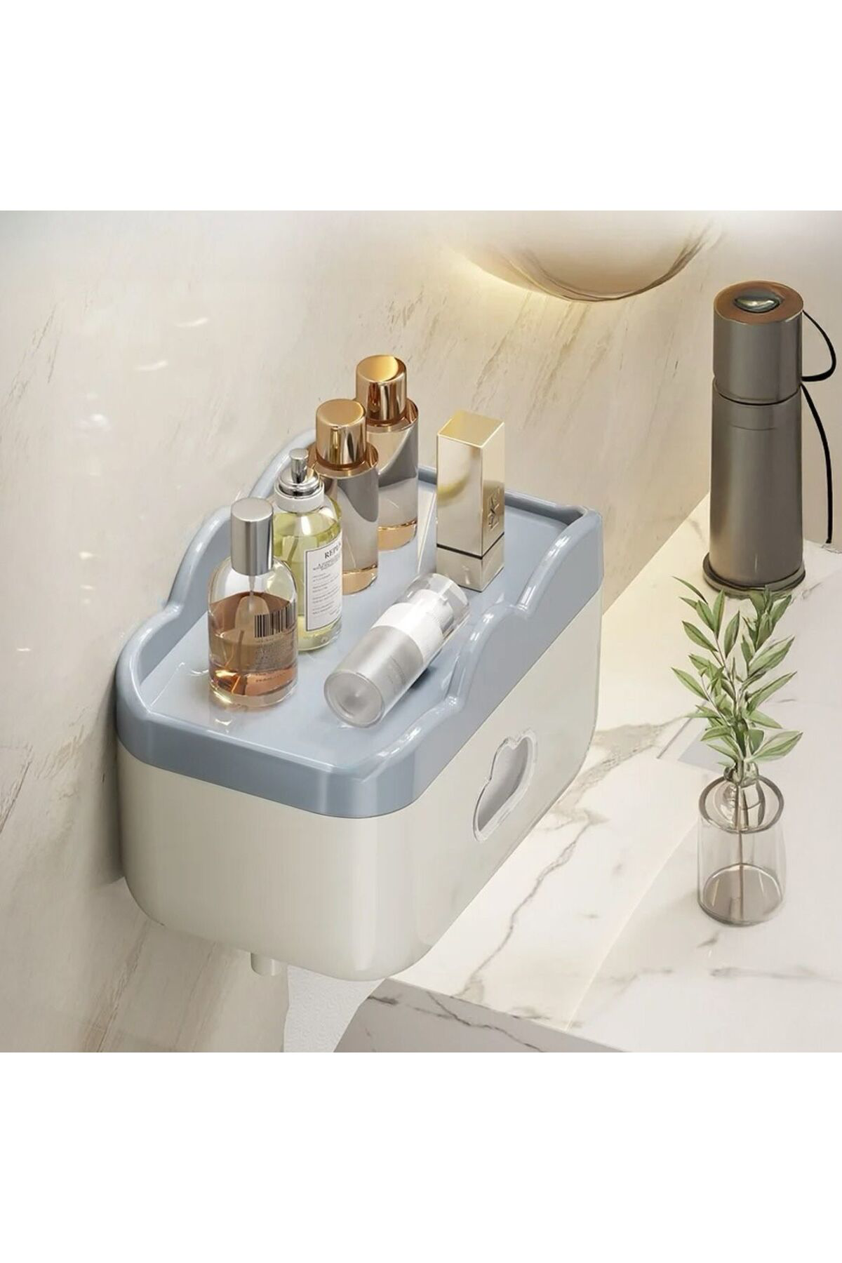 Duvara Monte Tuvalet Kağıdı Kutusu – Açık Model, Pratik Rulo Tutu